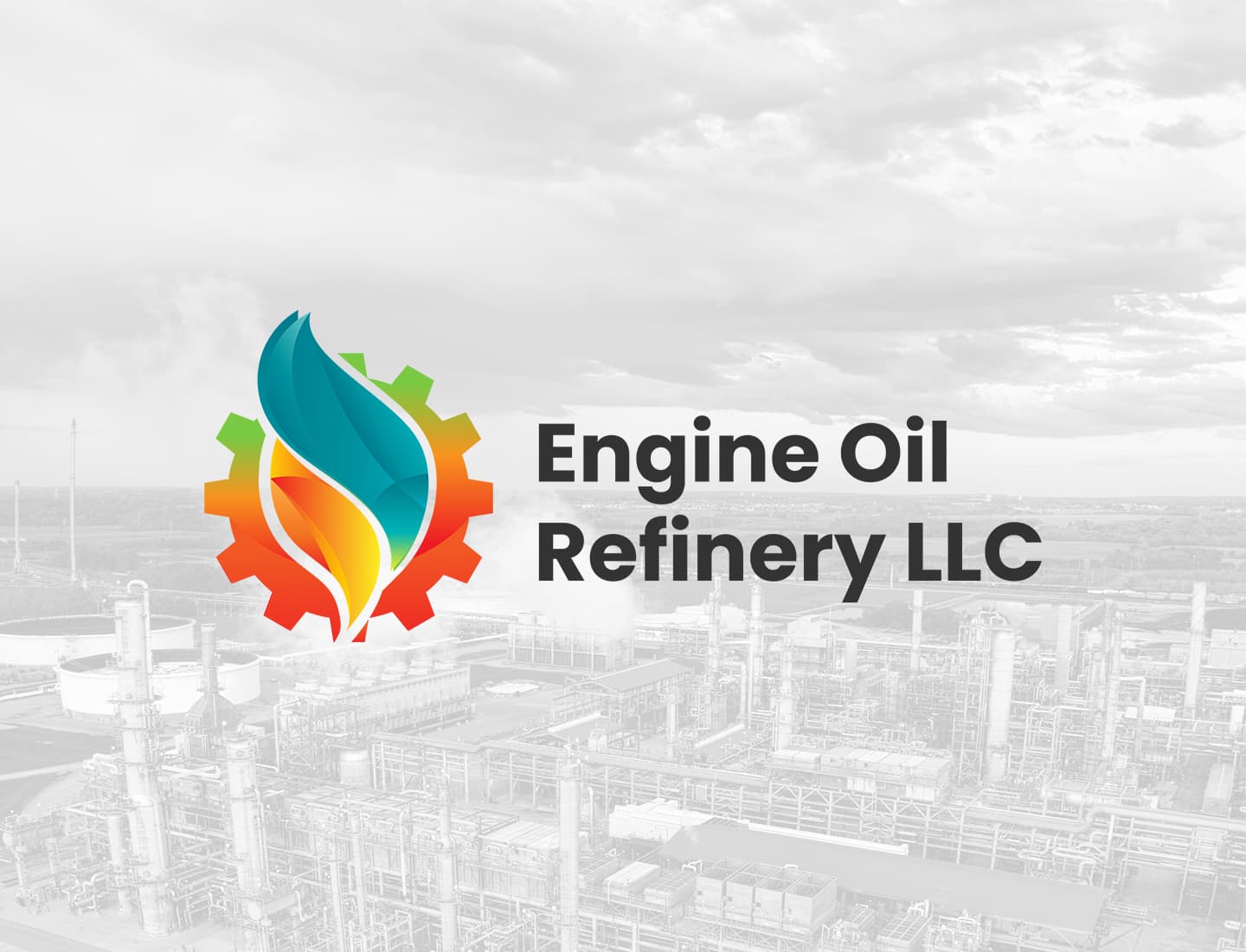Engine Oild Refinery LLC - Logo Design visually presented - 1